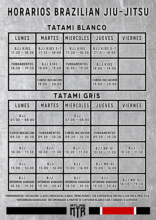 horarios